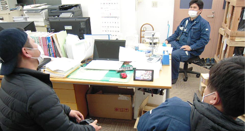 年齢層が幅広く、なんでも相談しやすい